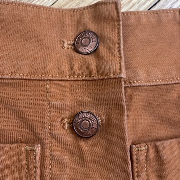 MADEWELL button up mini skirt size 00 - Picture 2 of 7